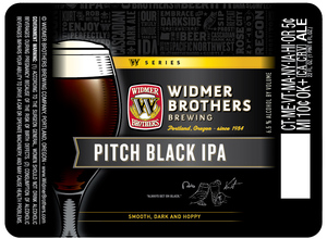 Widmer Brothers Brewing Company Pitch Black IPA December 2012