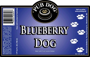 Pub Dog Blueberry Dog January 2013