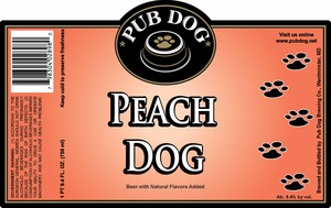 Pub Dog Peach Dog January 2013
