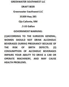 Greenwater Southwest LLC 
