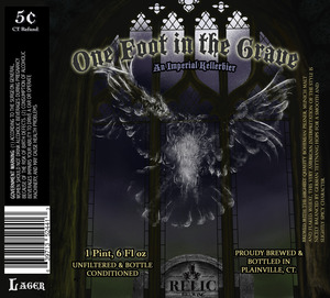 Relic Brewing One Foot In The Grave January 2013