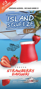 Island Squeeze Light Strawberry Daiquiri