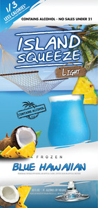 Island Squeeze Light Blue Hawaiian