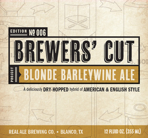 Brewers' Cut Blonde Barleywine