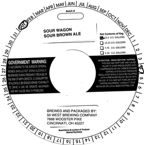 Fifty West Brewing Company Sour Wagon January 2013
