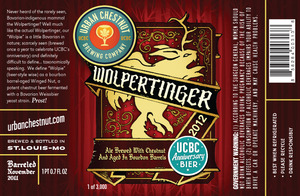 Urban Chestnut Brewing Company Wolpertinger January 2013