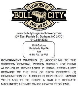 Bull City Burger And Brewery Rattelade Ryepa January 2013