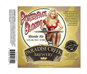 Paradise Creek Brewery Pokerface Blonde