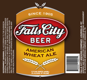 Falls City Beer American Wheat January 2013