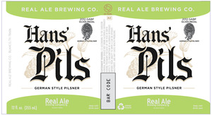 Real Ale Brewing Co. Hans' Pils January 2013