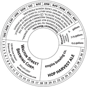 Empire Brewing Company Hop Harvest Ale