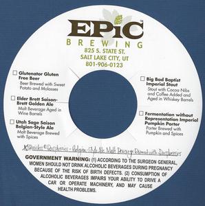 Epic Brewing Brainless Raspberries January 2013