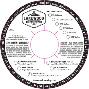 Lakewood Brewing Company Brabo's Cut February 2013