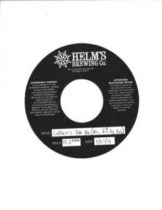 Helm's Brewing Company February 2013