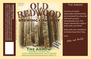 Old Redwood Brewing Company The Arrow April 2013