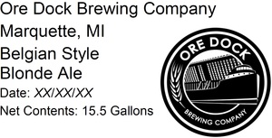 Ore Dock Brewing Company Belgian Style Blonde