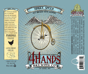 4 Hands Brewing Company Single Speed February 2013
