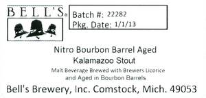 Bell's Nitro Bourbon Barrel Aged Kalamazoo
