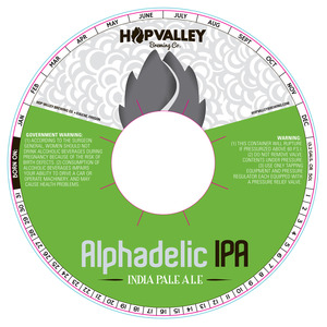 Hop Valley Brewing Co. Alphadelic IPA