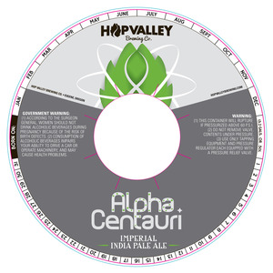 Hop Valley Brewing Co. Alpha Centauri