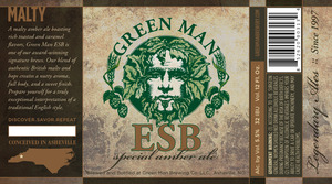 Green Man Brewery Special Amber Ale March 2013