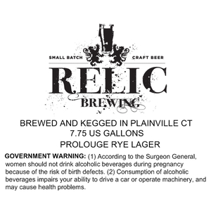 Relic Brewing Prolouge March 2013