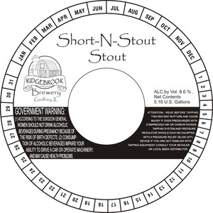 Ridgebrook Brewery, LLC Short-n-stout