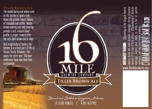 Tiller Brown Ale March 2013