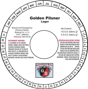 Griesedieck Bros. Golden Pilsner