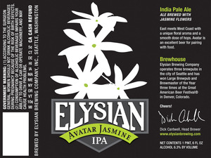 Elysian Brewing Company Avatar Jasmine March 2013