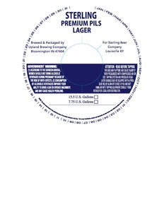 Upland Brewing Co. Sterling Premium Pils Lager