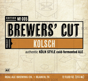 Brewers' Cut Kolsch March 2013