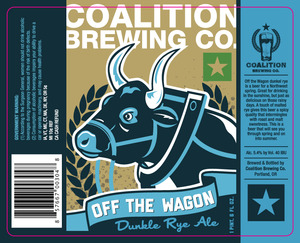 Coalition Brewing Co. Off The Wagon March 2013