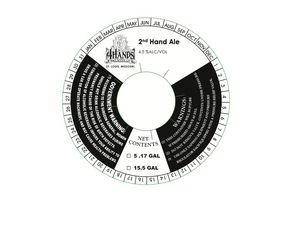 4 Hands Brewing Company 2nd Hand March 2013