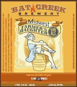 Bat Creek Midwest Farmer's Daughter Ale