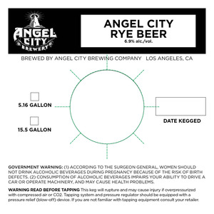 Angel City Rye Beer April 2013