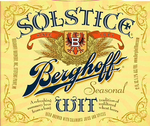 Berghoff Solstice Wit April 2013