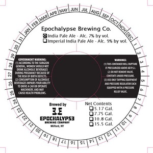 Epochalypse Brewing Company May 2013