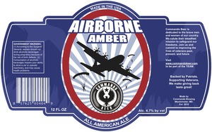 Commando Beer Airborne Amber April 2013