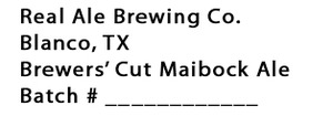 Brewers' Cut Maibock April 2013