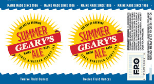 Gearys Summer Ale