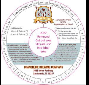 Branchline Brewing Company River Bend Pale Ale April 2013