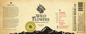 Elevation Beer Co Wild Flowers May 2013