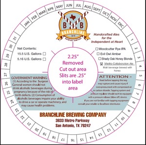 Branchline Brewing Company Mielito Collaboration Ale