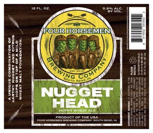 Four Horsemen Brewing Company Nugget Head May 2013