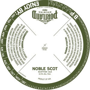 Portland Brewing Noble Scot