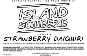 Island Squeeze Strawberry Daiquiri May 2013