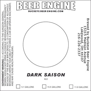 Beer Engine Dark Saison May 2013