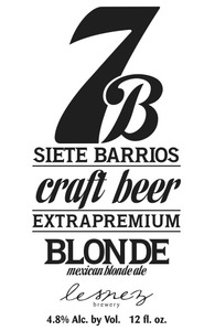 Siete Barrios Mexican Blonde