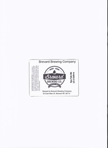 Brevard Brewing Company Rye Pale Ale